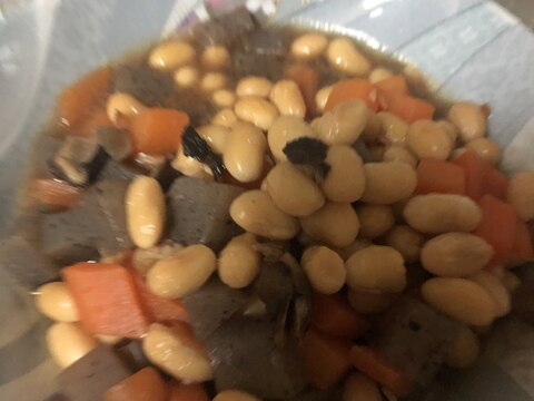 大豆とこんにゃくの煮物